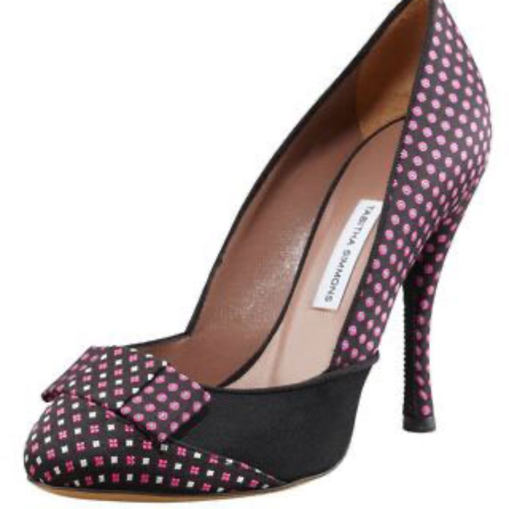 TABITHA SIMMONS Frida Jacquard Bow Heels